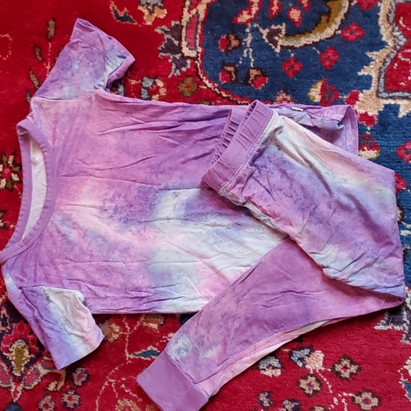 Little Sleepies Other - Little Sleepies Purple Watercolor Sleep Set 2T